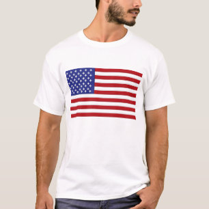 Camiseta Diseño_Pixelated:Bandera estadounidense