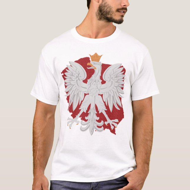 Camiseta Diseño polaco de Eagle Polonia (Anverso)