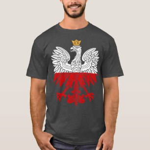 Camiseta Diseño Polska de águila blanca polaca 