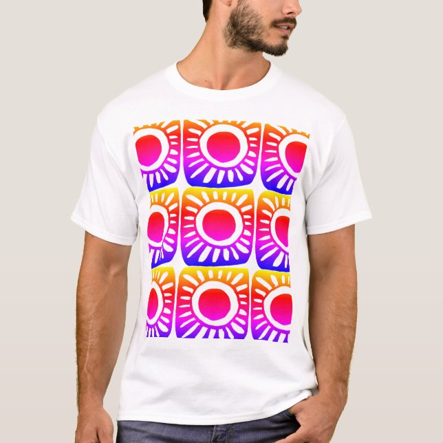 Camiseta Diseño pop en colores brillantes (Anverso)