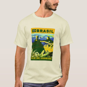 Camiseta Diseño poster de Brasil