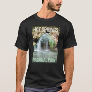 Camiseta Diseño Poster del Parque Nacional de Hot Springs A