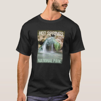 Camiseta Diseño Poster del Parque Nacional de Hot Springs A