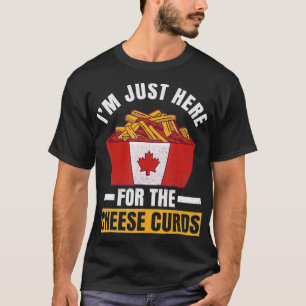 Camiseta Diseño poutine para un norteamericano canadiense