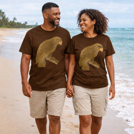 Camiseta Diseño Precioso de Loro Dorado