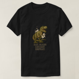 Camiseta Diseño prehistórico atractivo de dinosaurios de T-