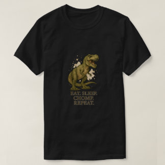 Camiseta Diseño prehistórico atractivo de dinosaurios de T-