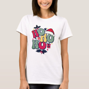 Camiseta Diseño principal de la mujer Navidad juguetona