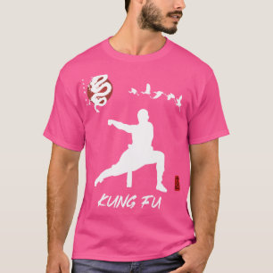 Camiseta Diseño principiante de Kung Fu. Calligrap chino de