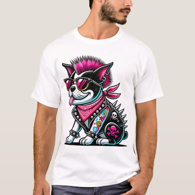 Camiseta Diseño Punk de Bostie (Anverso)