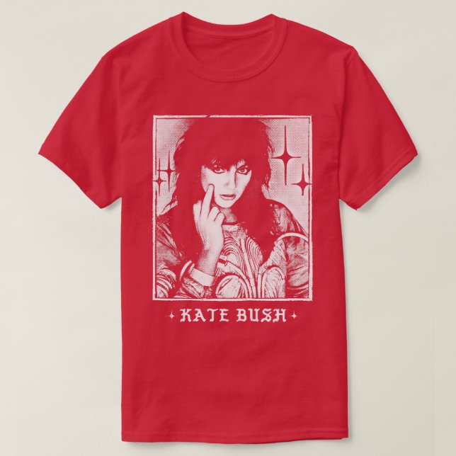 Camiseta Diseño punksético de Kate Bush (Diseño del anverso)