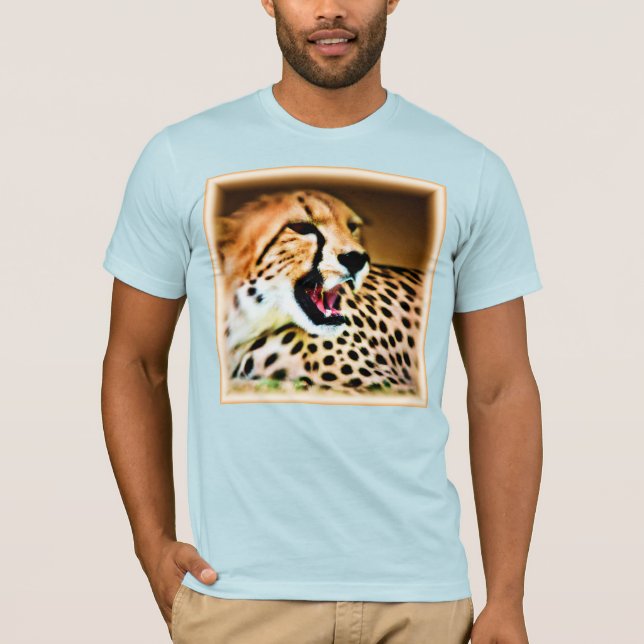 Camiseta "Diseño quetah feroz y feroz". ¡Hazte con una en Z (Anverso)