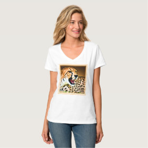 Camiseta "Diseño quetah feroz y feroz". ¡Hazte con una en Z