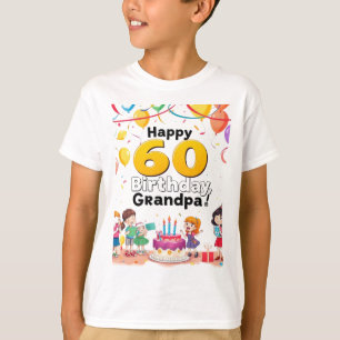 Camiseta Diseño Quiero un diseño para mi padre por su 60°