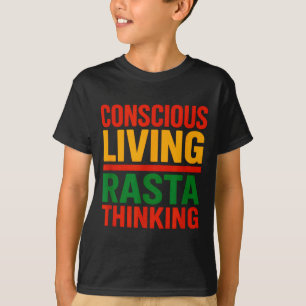 Camiseta Diseño Rasta, Vida Consciente, Dichos Motivacional