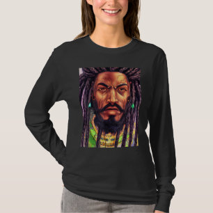 Camiseta Diseño Rastaman Reggae Dub Jah Rasta_27