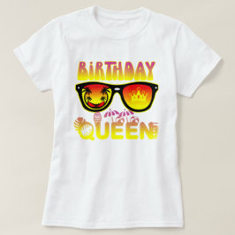 Camiseta Diseño Reina de cumpleaños