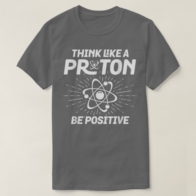 Camiseta Diseño relacionado con la ciencia Pensar como un p (Diseño del anverso)