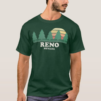 Camiseta Diseño Reno NV Vintage Throwback Retro 70s