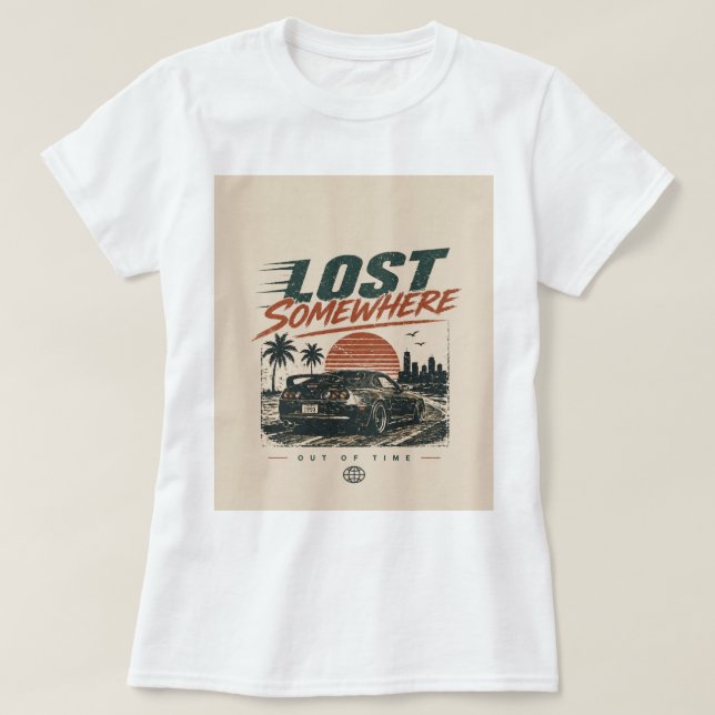 Camiseta diseño retro (Diseño del anverso)