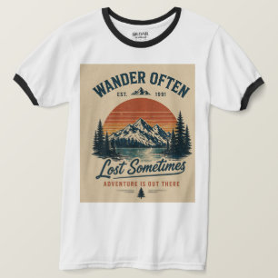 Camiseta diseño retro