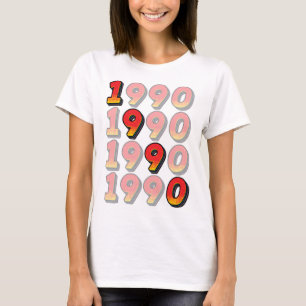 Camiseta Diseño Retro 1990