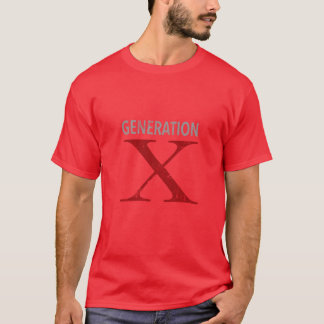 Camiseta Diseño retro angustiado de la Generación X