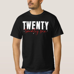 Camiseta Diseño Retro Año Veintiséis Veintiséis