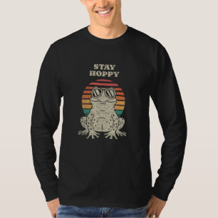Camiseta Diseño Retro Antiguo Amante de Sapo Rana Divertido