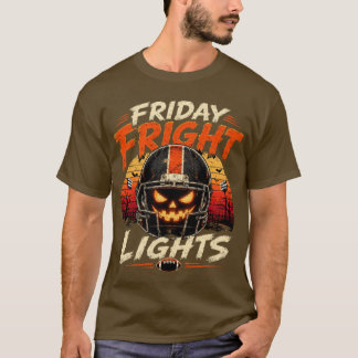 Camiseta Diseño Retro Atardecer Vintage de Fútbol Americano