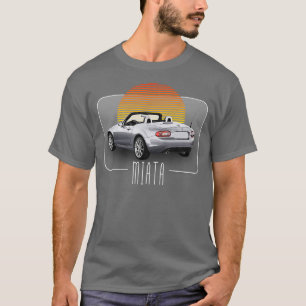 Camiseta Diseño retro clásico Mazda Miata