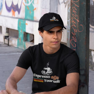 Camiseta Diseño Retro de Café 'Exprésate'