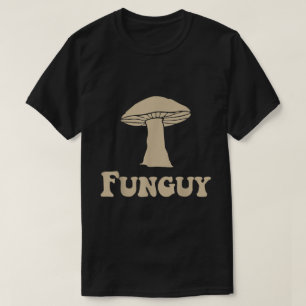 Camiseta Diseño Retro de Chiste de Hongos Funguy