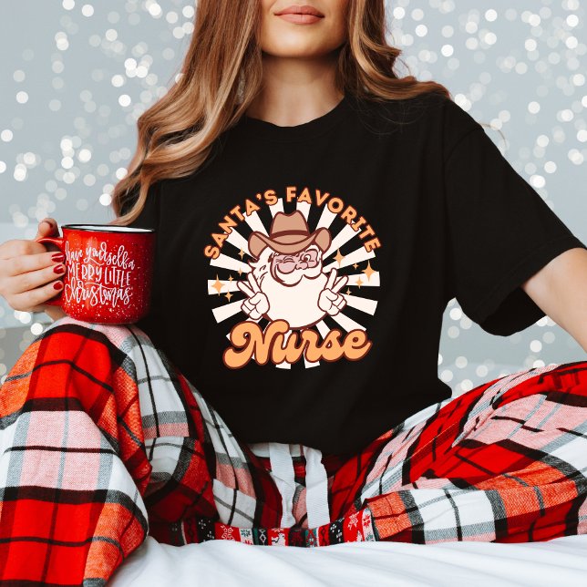 Camiseta Diseño retro de enfermeras favoritas de Santa Elen (Subido por el creador)