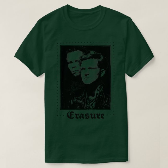 Camiseta Diseño retro de Erasure 80 (Diseño del anverso)