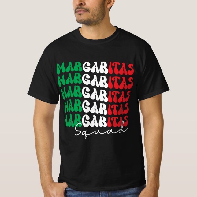 Camiseta Diseño Retro de Escuadrones de Margaritas (Anverso)