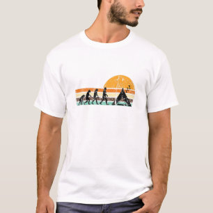 Camiseta Diseño Retro de Evolución de carpas de caracol, ac
