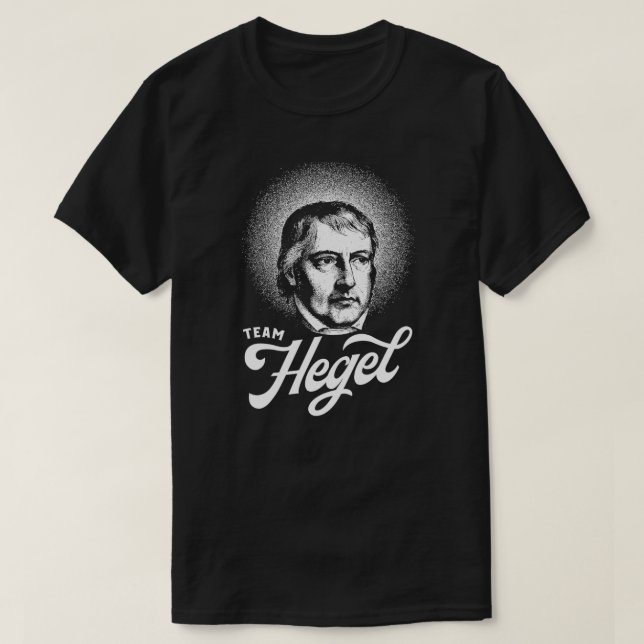 Camiseta Diseño retro de filosofía de Team Hegel (Diseño del anverso)