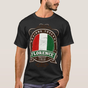 Camiseta Diseño retro de Florencia Italia
