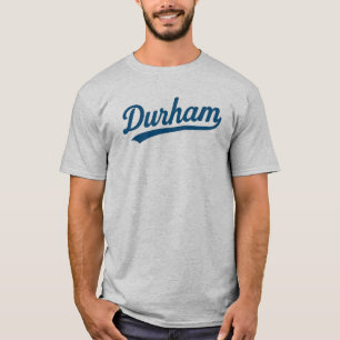 Camiseta Diseño retro de guión de durham - Orgullo vintage
