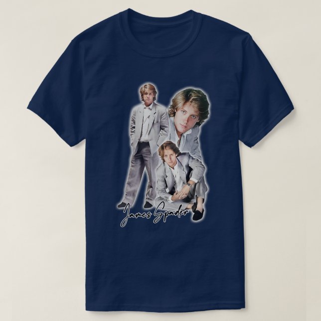 Camiseta Diseño retro de James Spader 80 (Diseño del anverso)