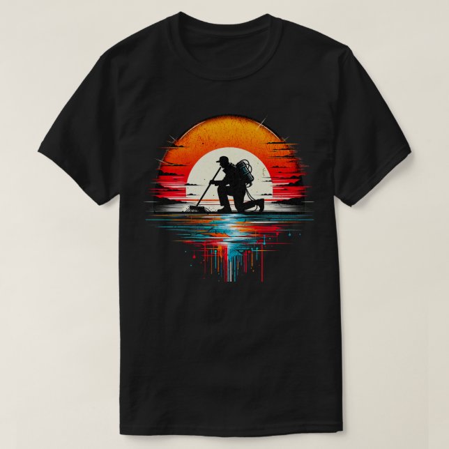 Camiseta Diseño retro de Janitor Untold Heroes (Diseño del anverso)