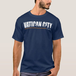 Camiseta Diseño retro de la Ciudad del Vaticano urbano