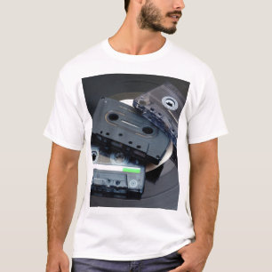 Camiseta diseño retro de los años 80 - cintas de casete
