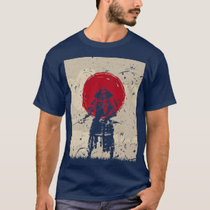 Camiseta Diseño retro de luchador de cosechas de arte japon