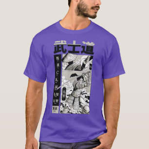 Camiseta Diseño retro de luchador de cosechas de arte japon