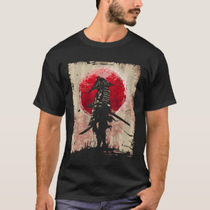 Camiseta Diseño retro de luchador de cosechas de arte japon