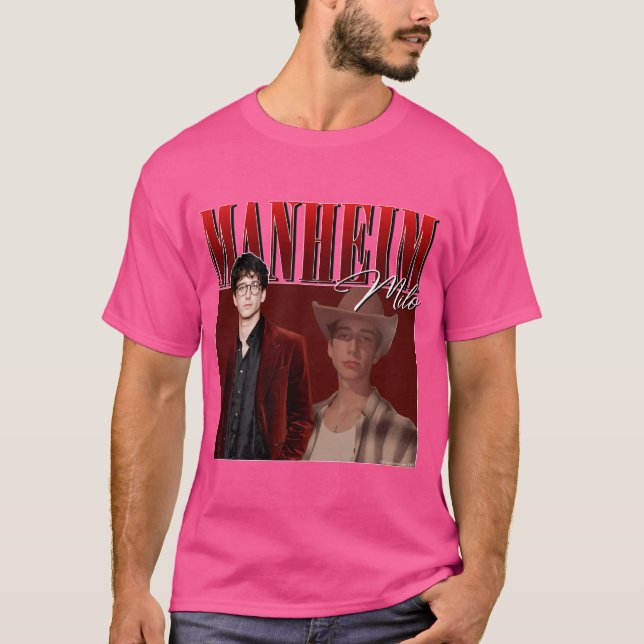 Camiseta Diseño retro de Milo Manheim (Anverso)