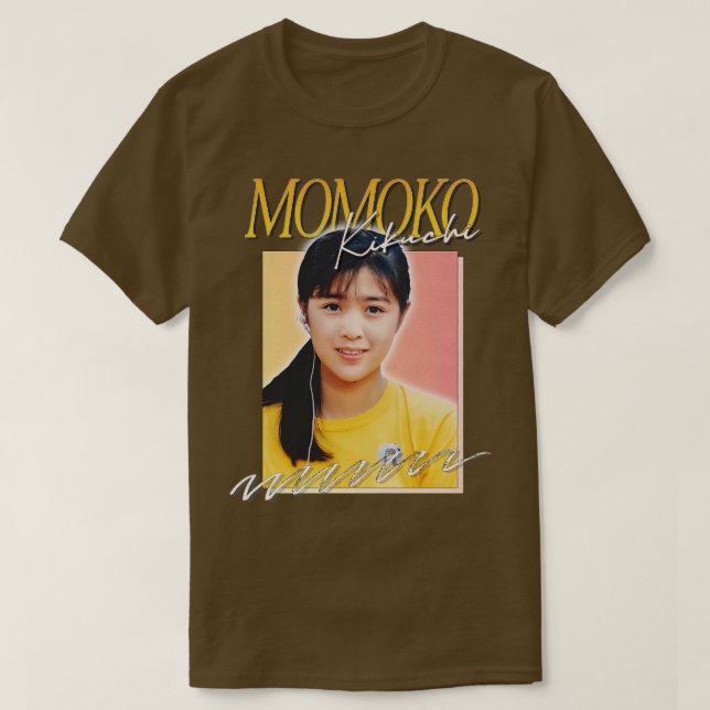 Camiseta Diseño retro de Momoko Kikuchi 80 (Diseño del anverso)