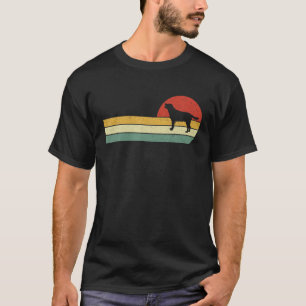 Camiseta Diseño retro de perro del laboratorio de labrador